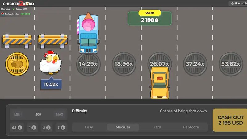 Imagine: Revindeți la Clasic: Jocul Faimos Chicken Road 2 în Casino Online